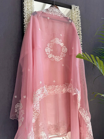 Parsi work florals Handwork suit