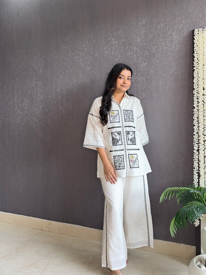 Premium cotton artsy Coord set