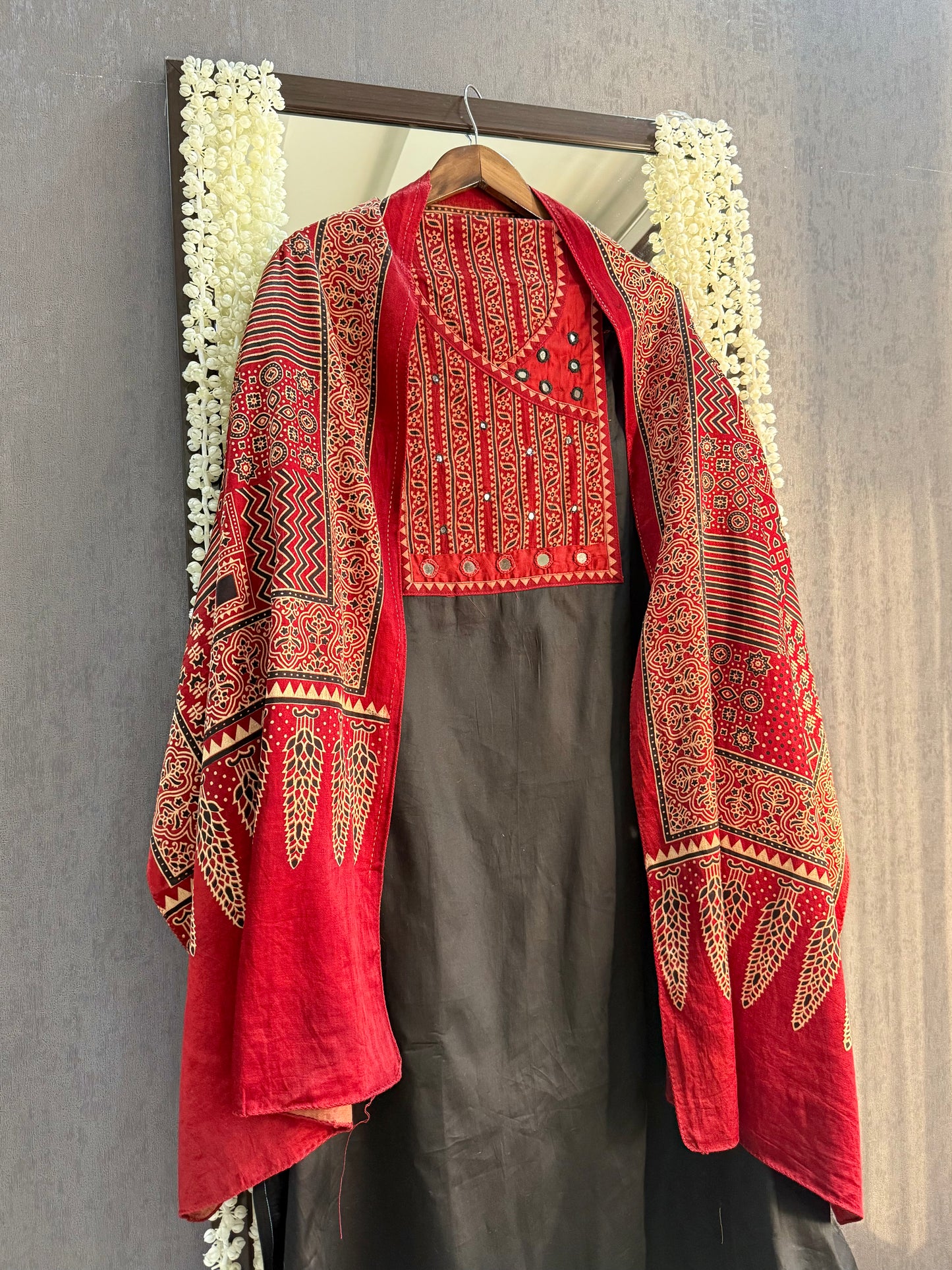 Cotton ajrakh suits