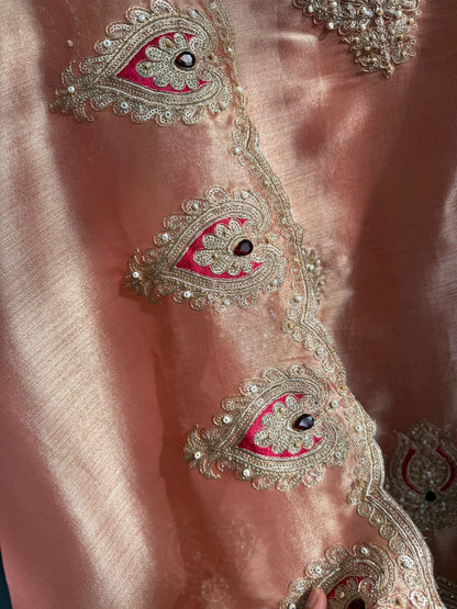 Luxurious bejewelled suit