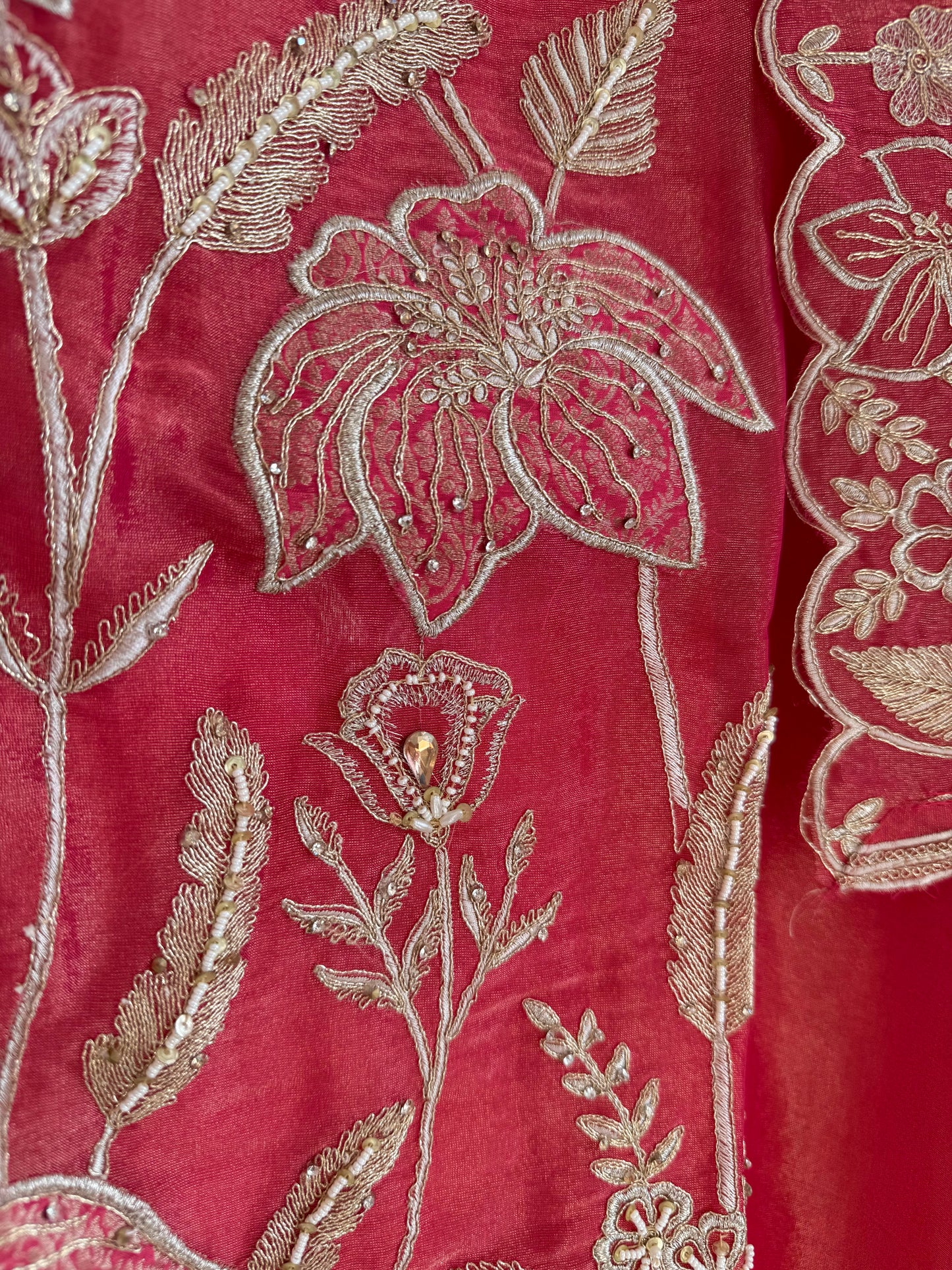 Luxurious mughal florals Handwork suits
