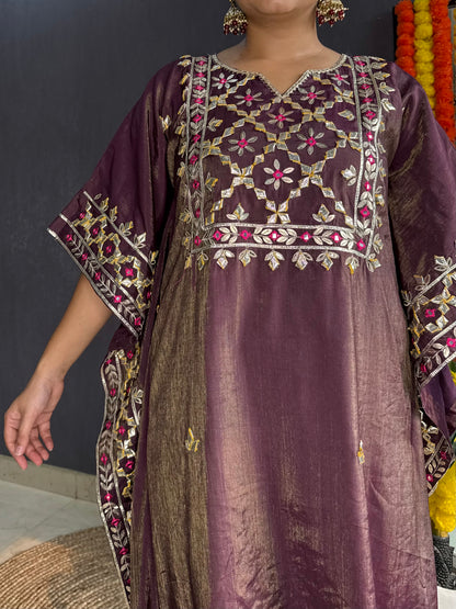 Gotapatti kaftan set