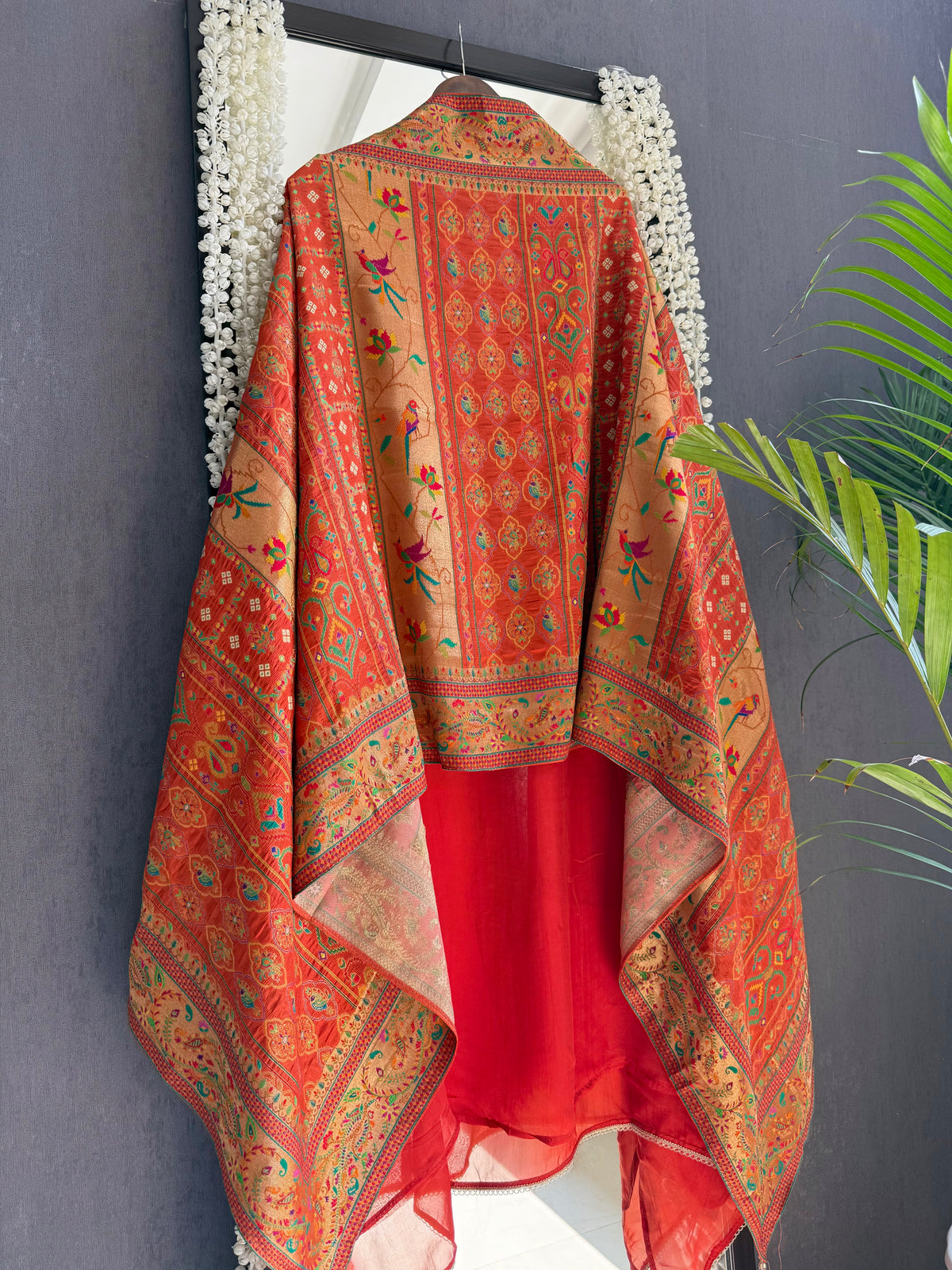 Meenakari Benarsi Paithani Handwork suit