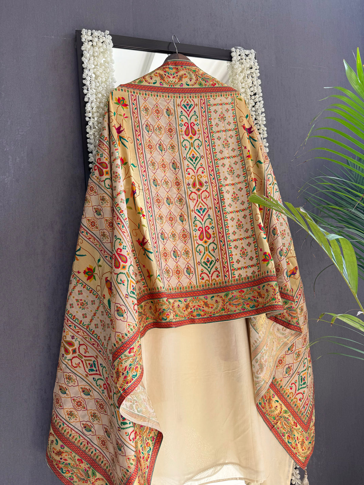Meenakari Benarsi Paithani Handwork suit