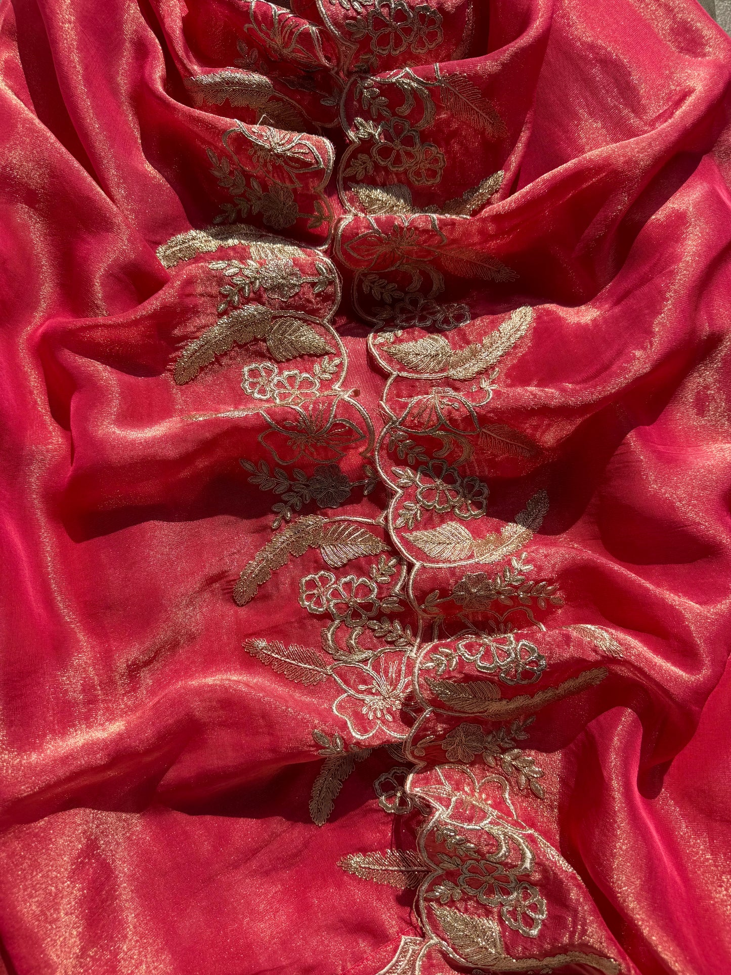 Luxurious mughal florals Handwork suits