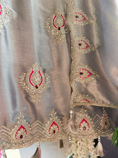 Luxurious bejewelled suit