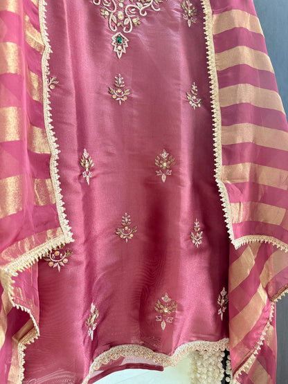 Luxurious dabka bejewelled suit