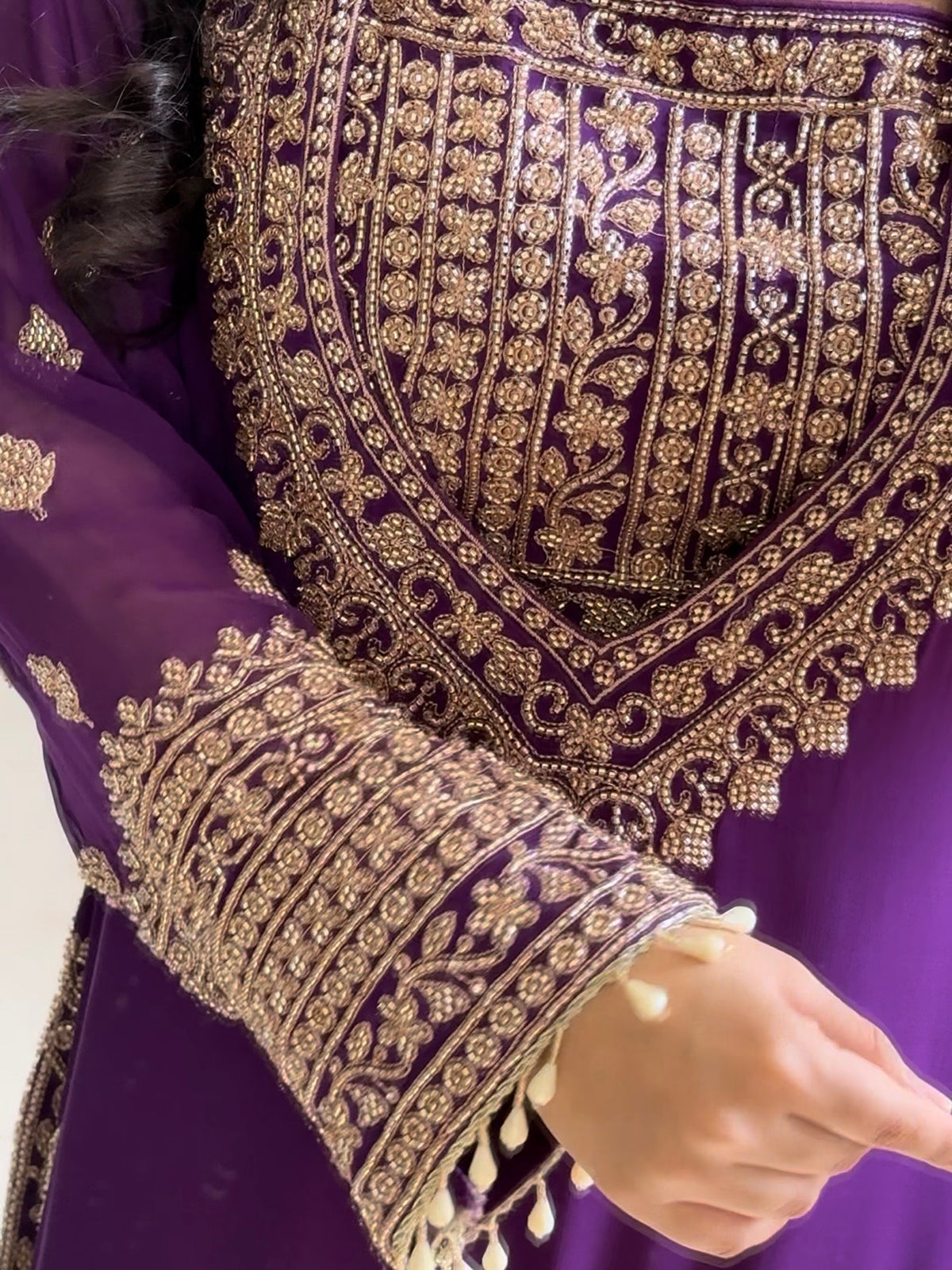 Handwork sharara set