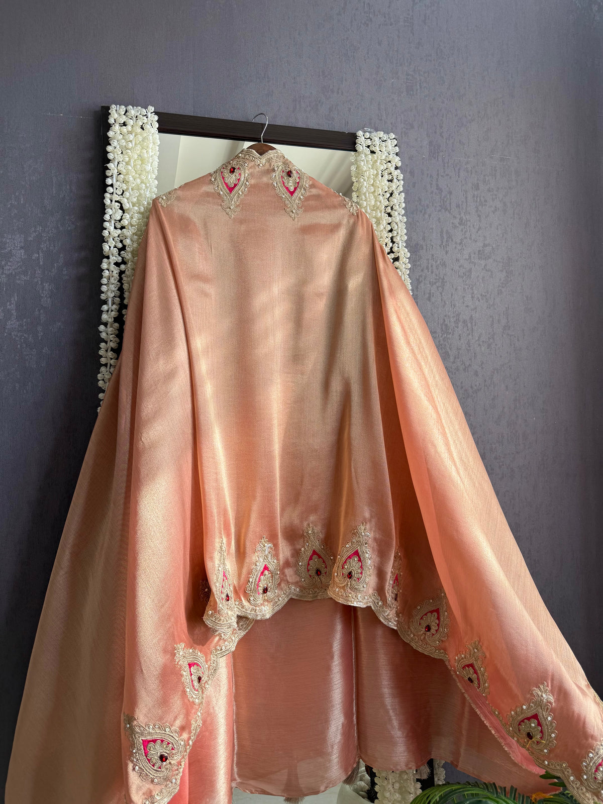 Luxurious bejewelled suit