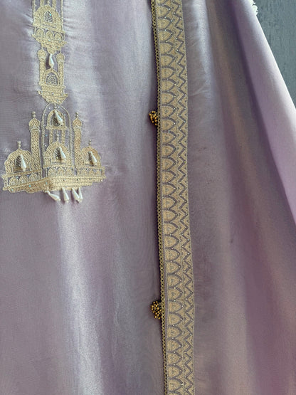 Luxurious temple zari work suit