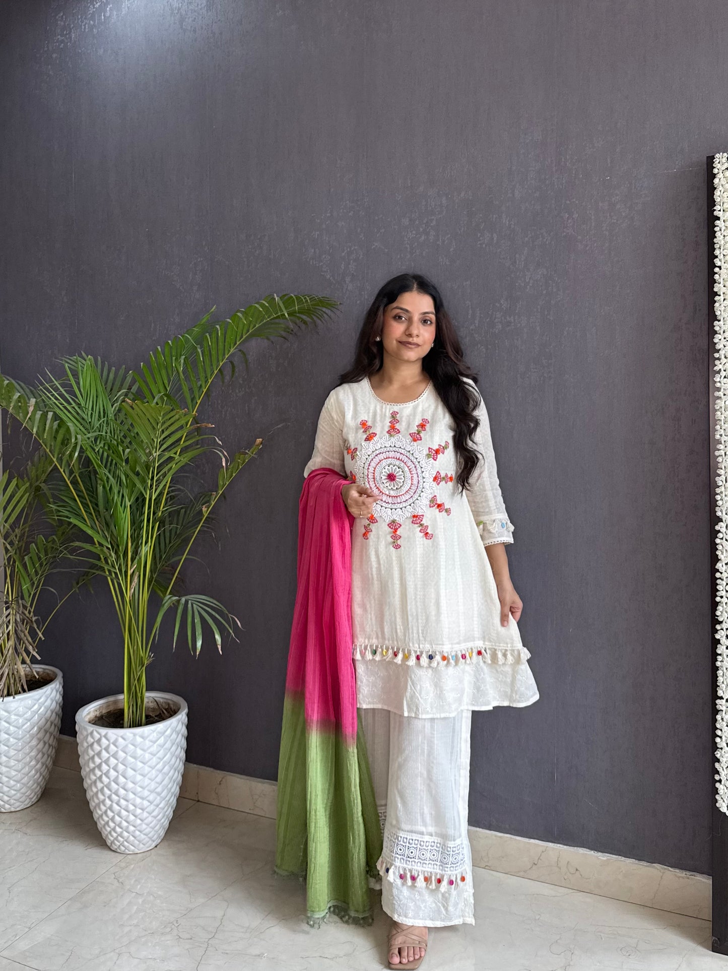 Pure cotton designer kurta set