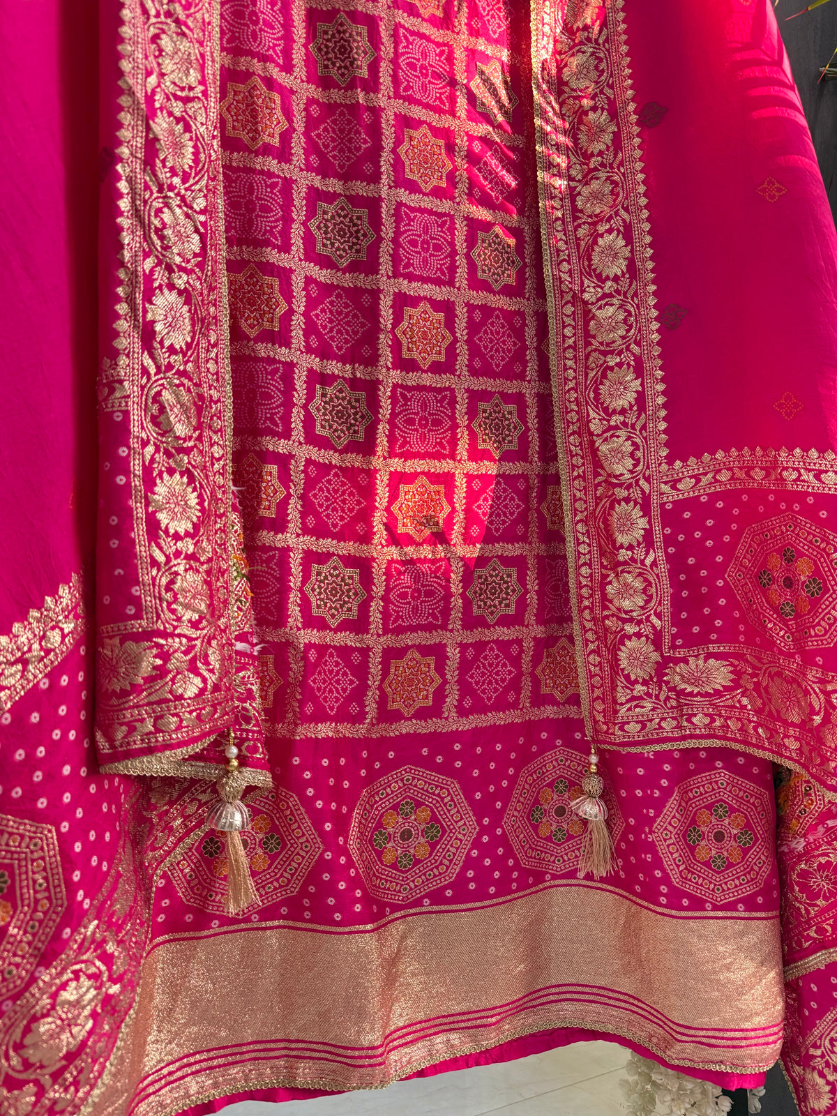 Meenakari Benarsi gharchola suit