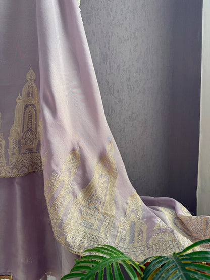 Luxurious temple zari work suit