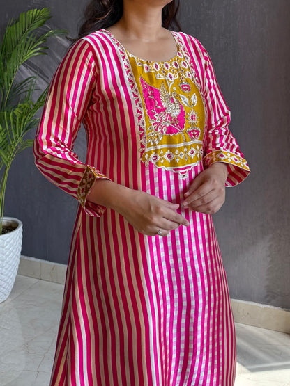 Festive gajji silk coord set