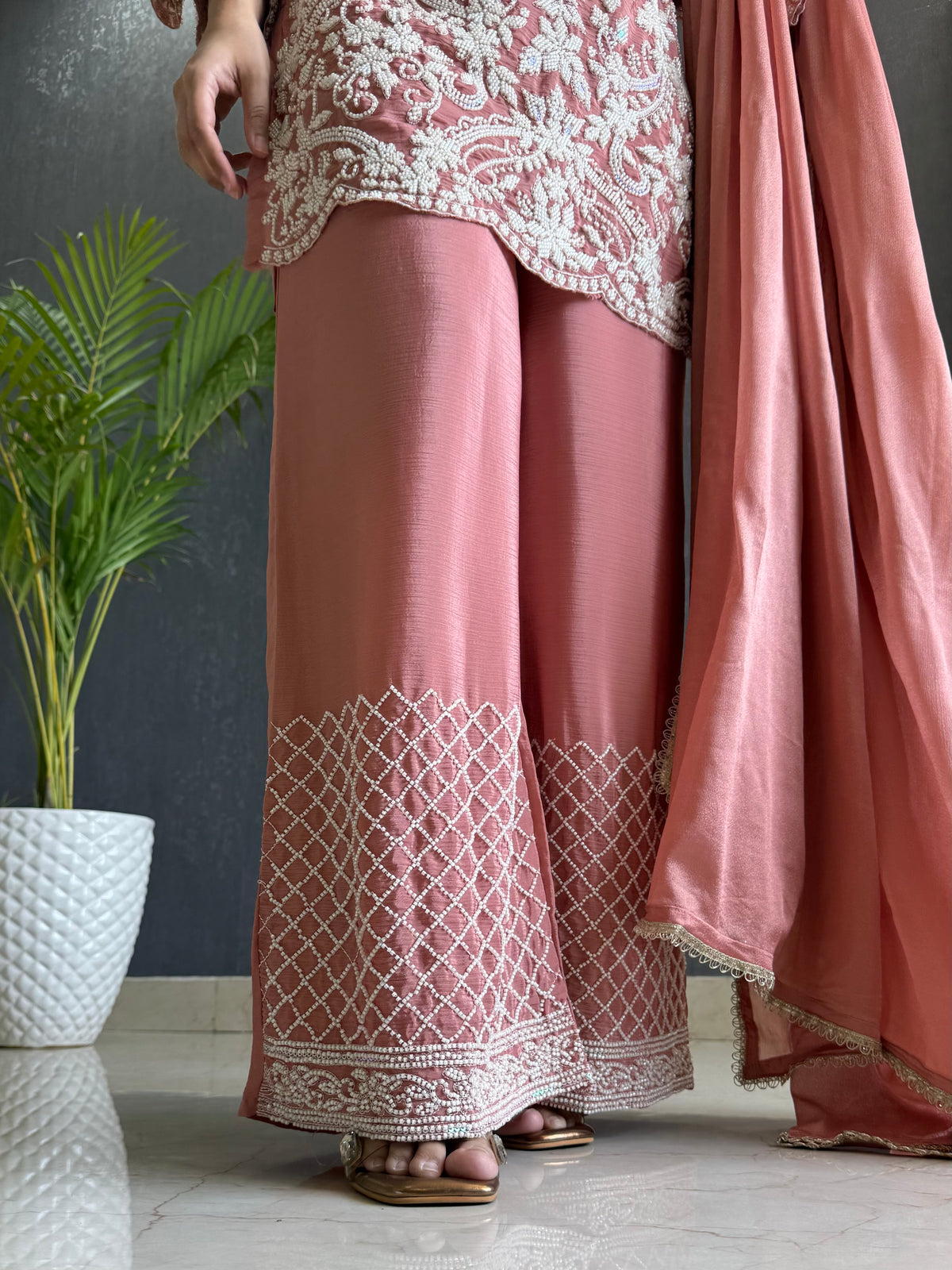 Handwork sharara set