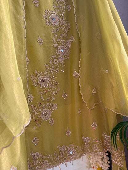 Luxurious hearts handwork suit