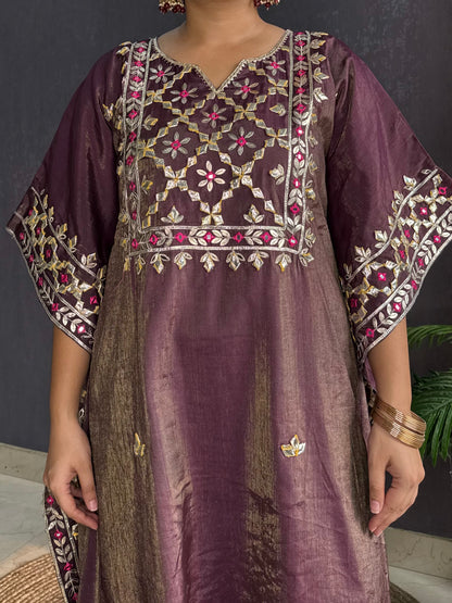 Gotapatti kaftan set