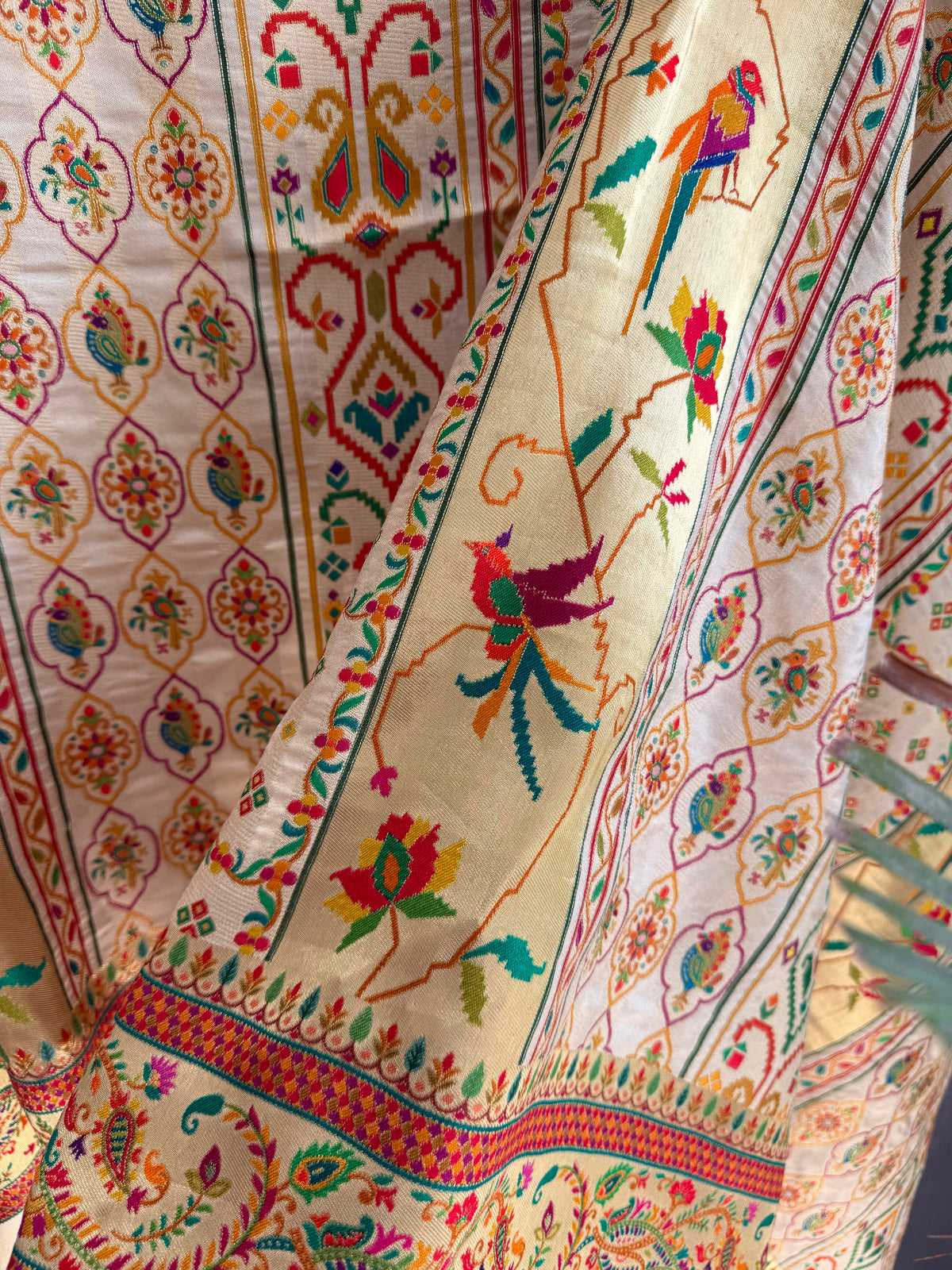 Meenakari Benarsi Paithani Handwork suit