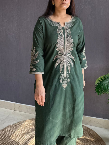 Cotton farshi Palm trees set