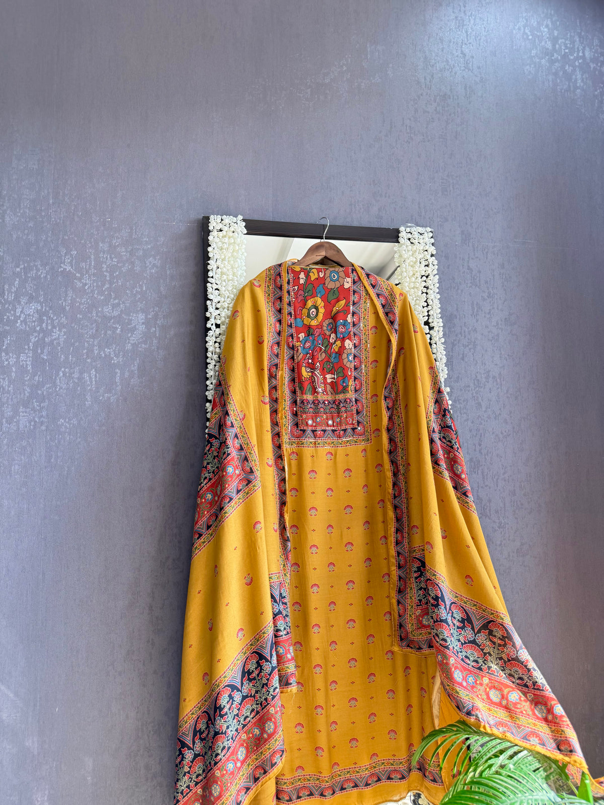 Muslin Kalamkari suits
