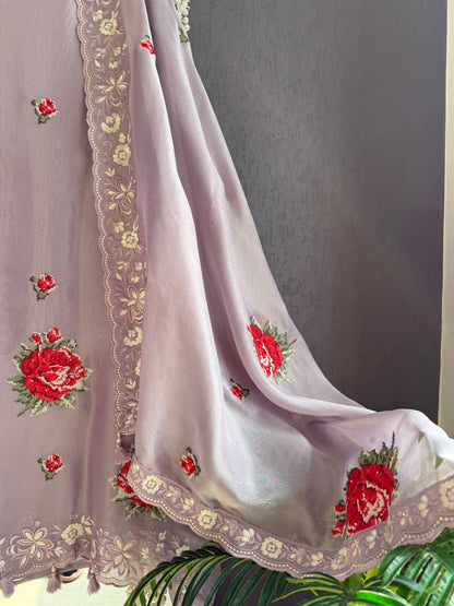 Luxurious Cross stitch suit