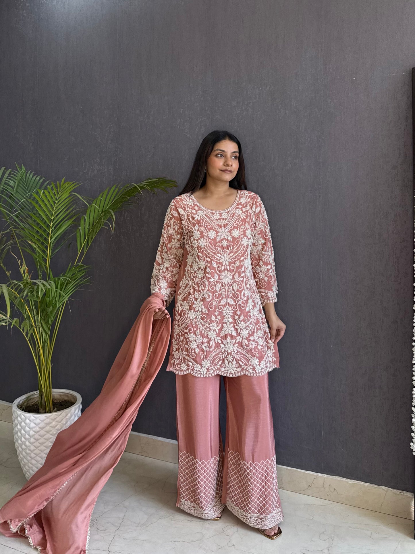 Handwork sharara set