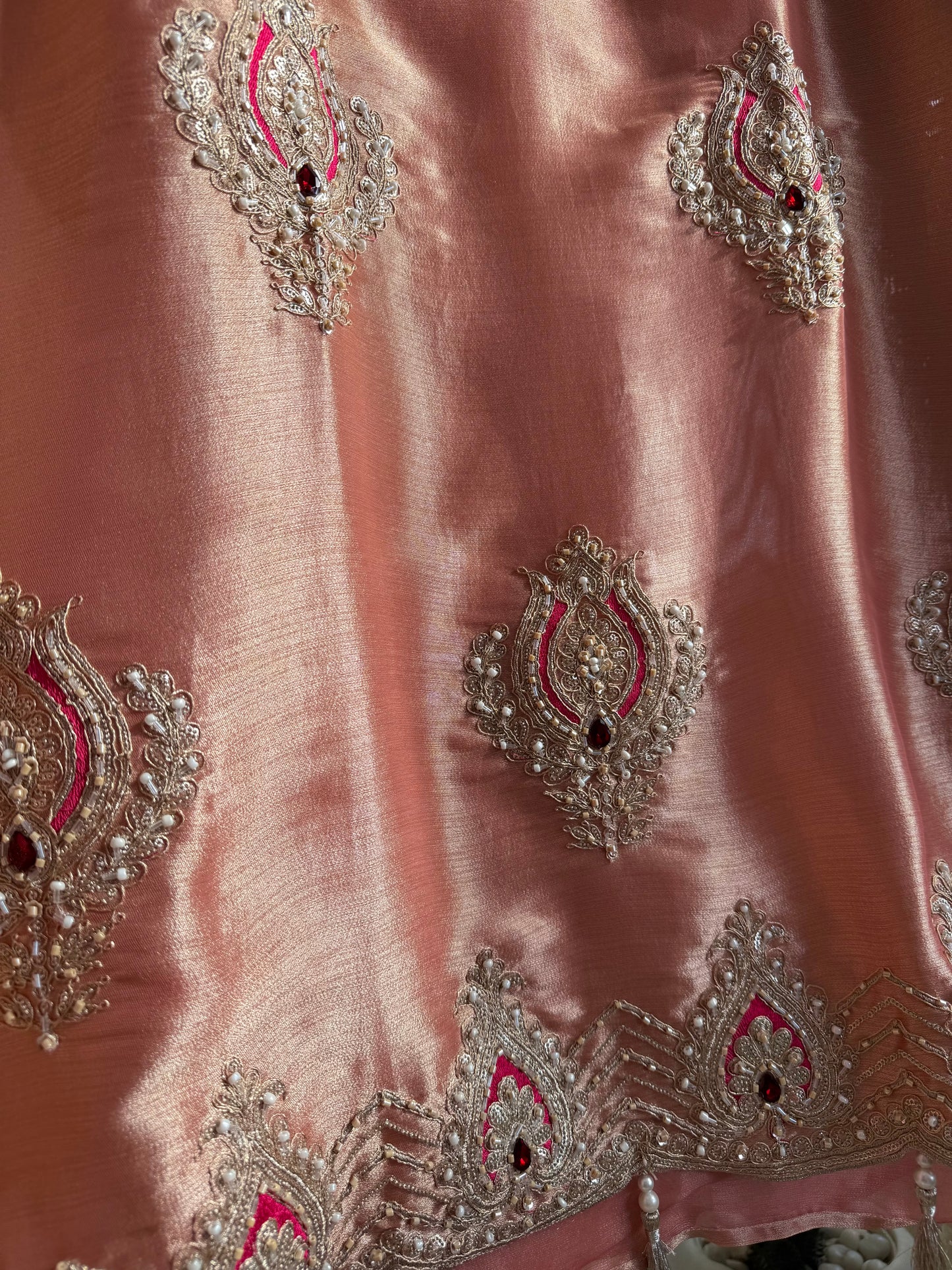 Luxurious bejewelled suit
