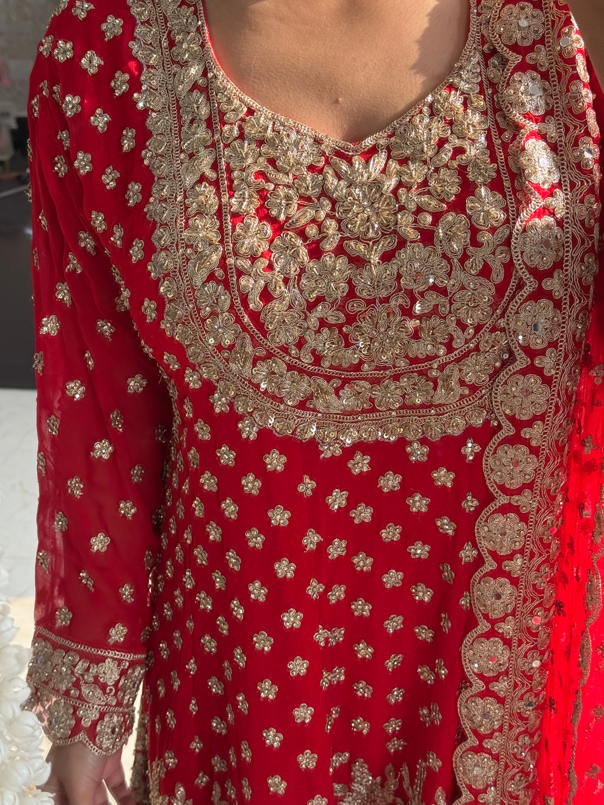 Luxurious Anarkali sharara set