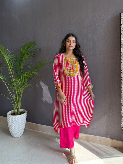 Festive gajji silk coord set