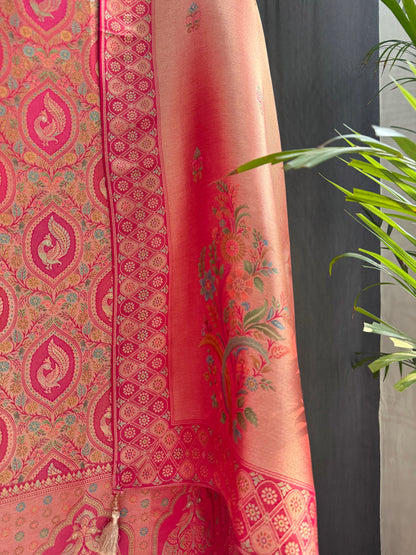 Meenakari Benarsi Peacock suit