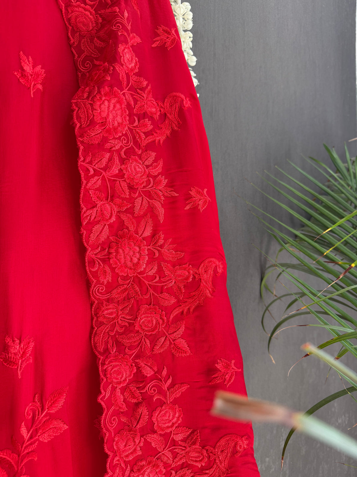 Luxurious Monochromatic peacock suit