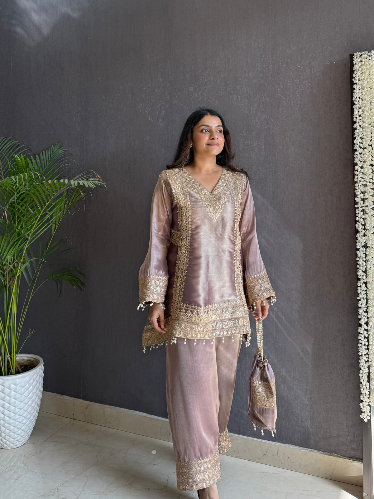 Luxurious Aari work Coord set