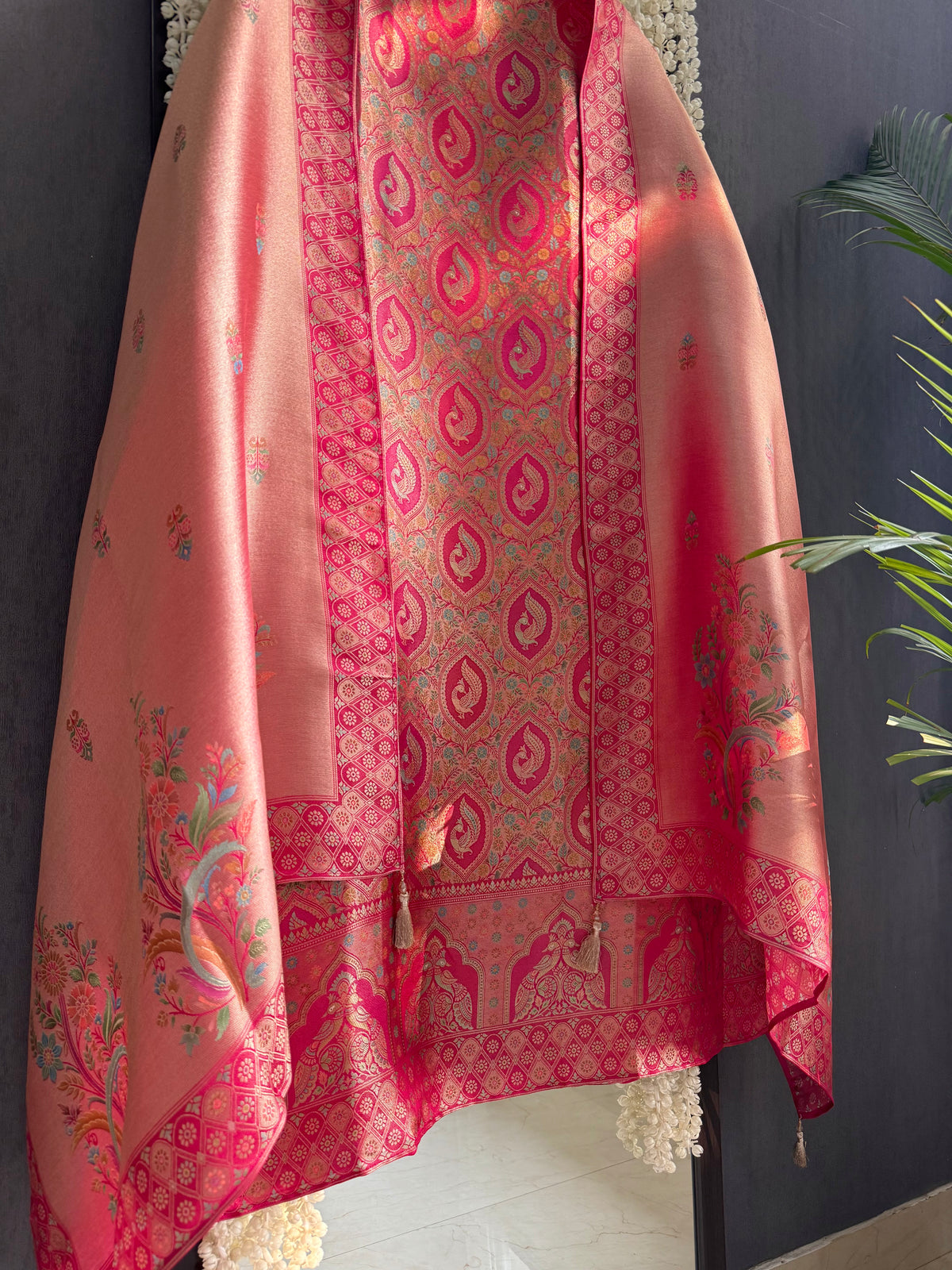 Meenakari Benarsi Peacock suit