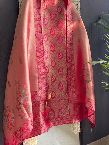Meenakari Benarsi Peacock suit