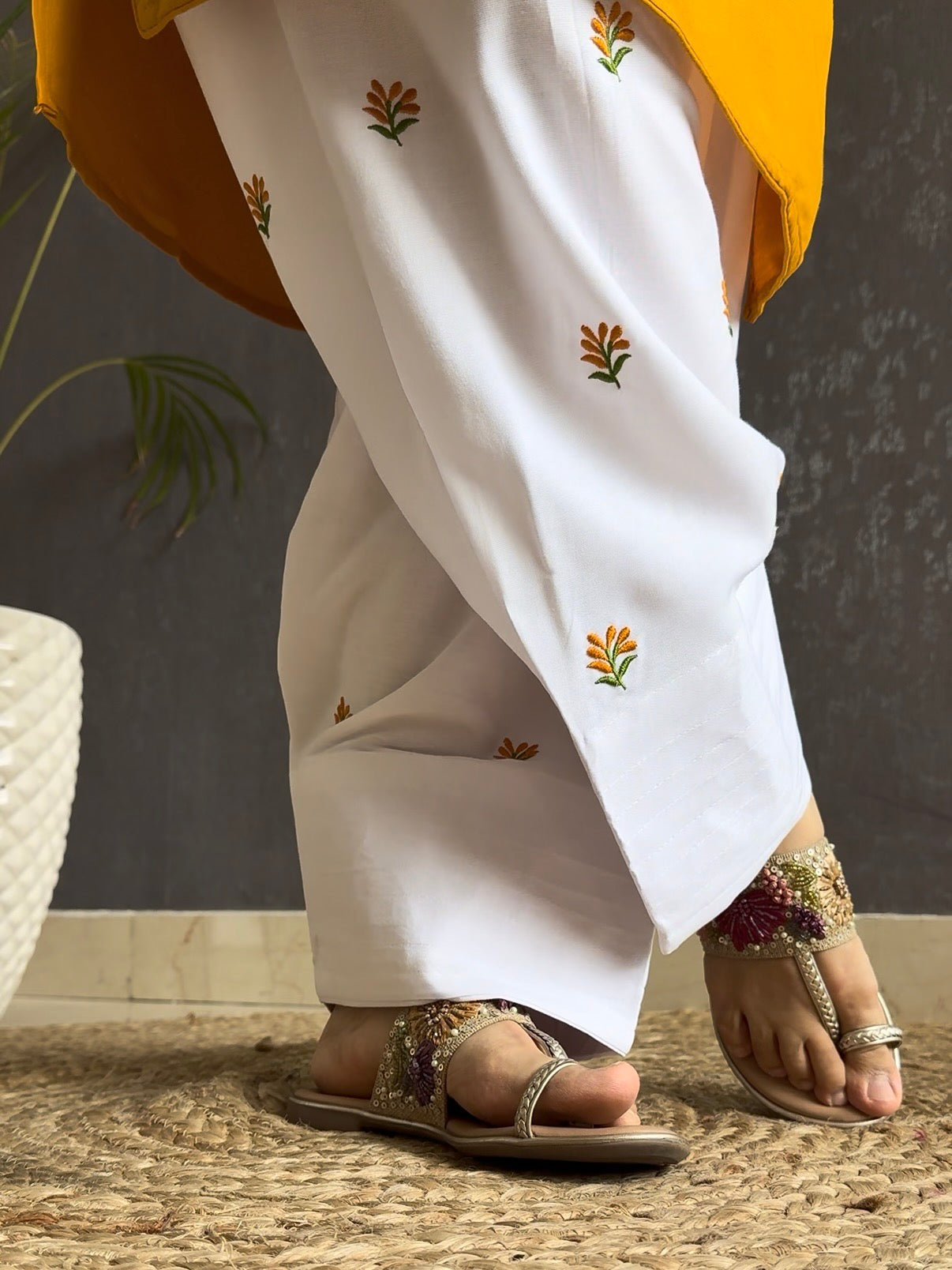 Cotton farshi coord set