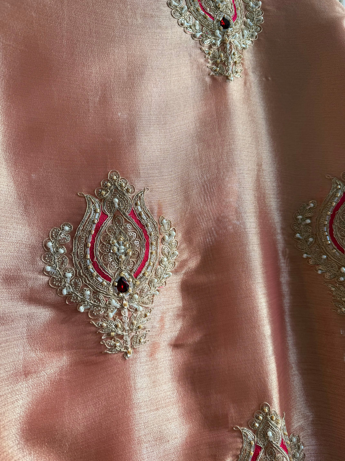 Luxurious bejewelled suit