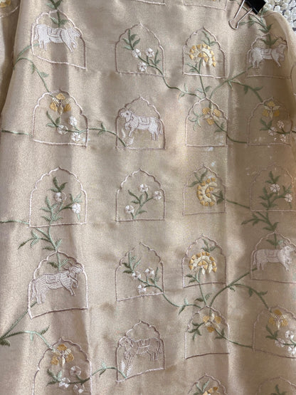 Luxurious Tissue Silk pichwai suit