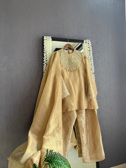 Luxurious tissue silk brocade set