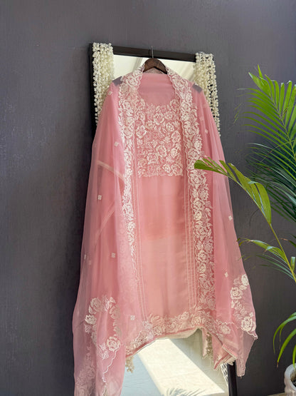 Parsi work florals Handwork suit