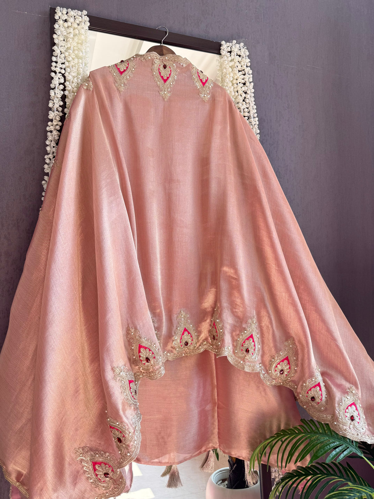 Luxurious bejewelled suit
