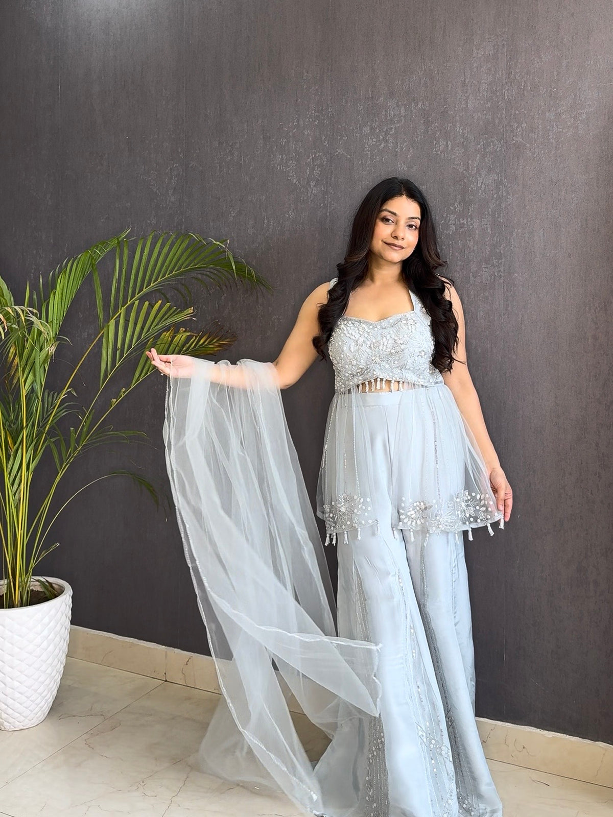 Handwork sharara set