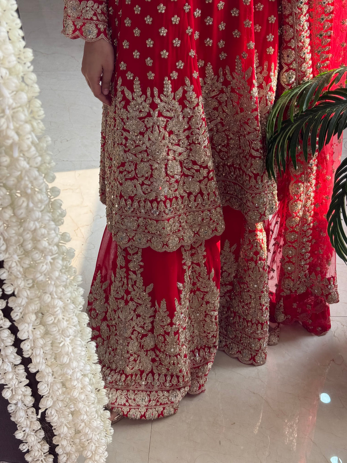Luxurious Anarkali sharara set