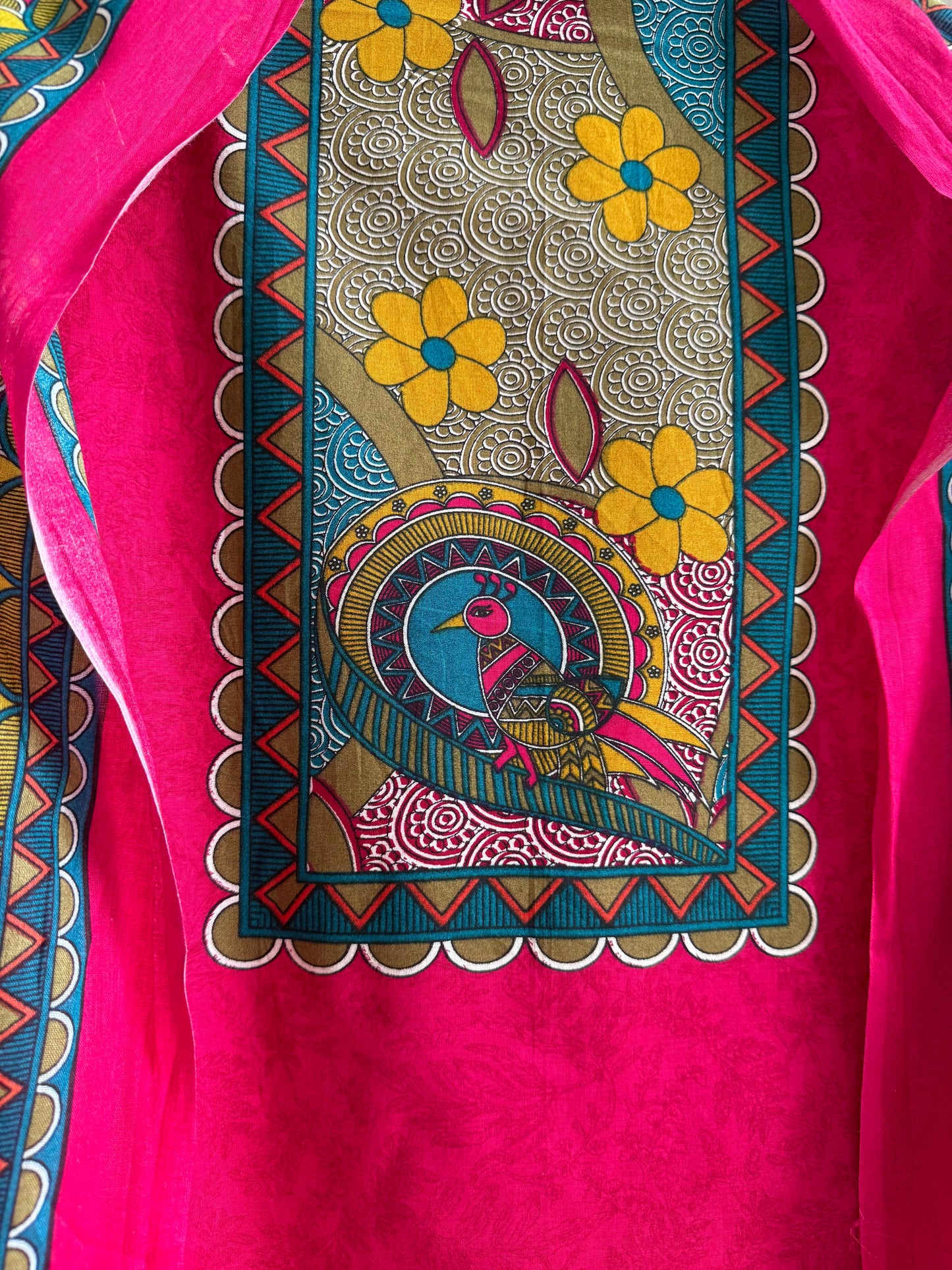 Mulmul cotton tribal art suit
