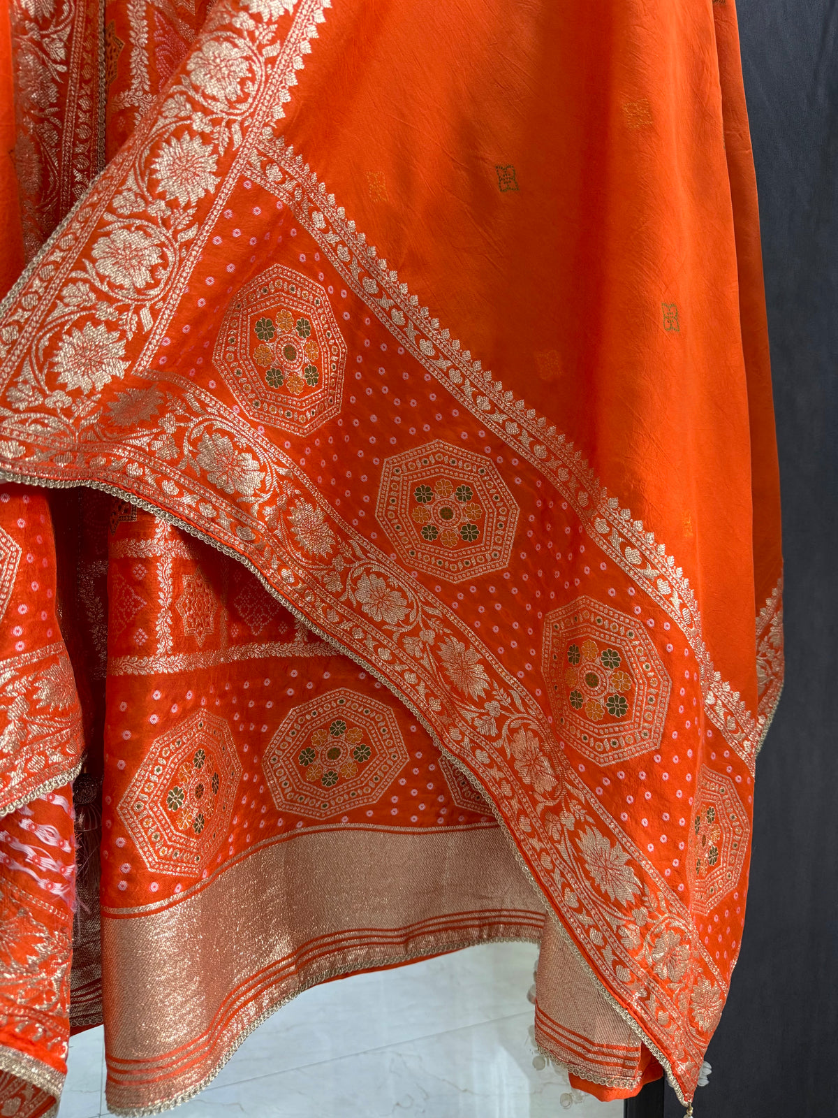 Meenakari Benarsi gharchola suit