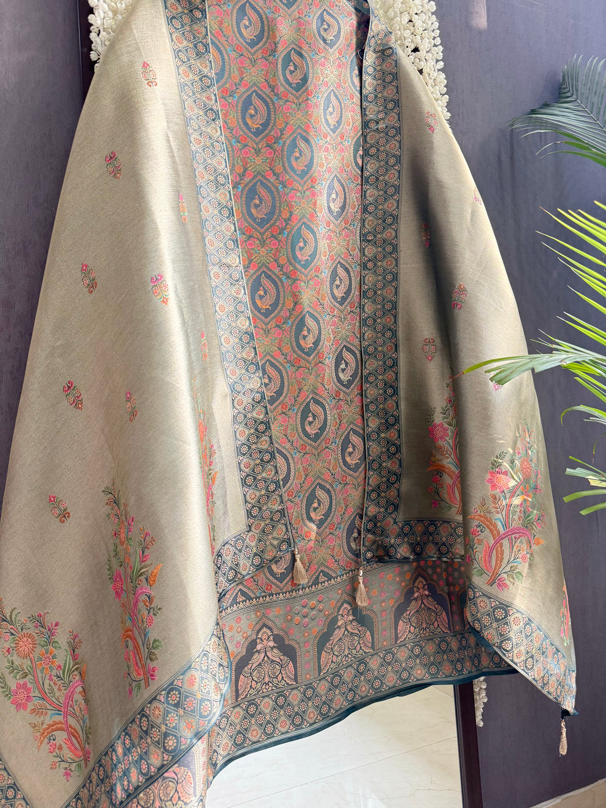 Meenakari Benarsi Peacock suit