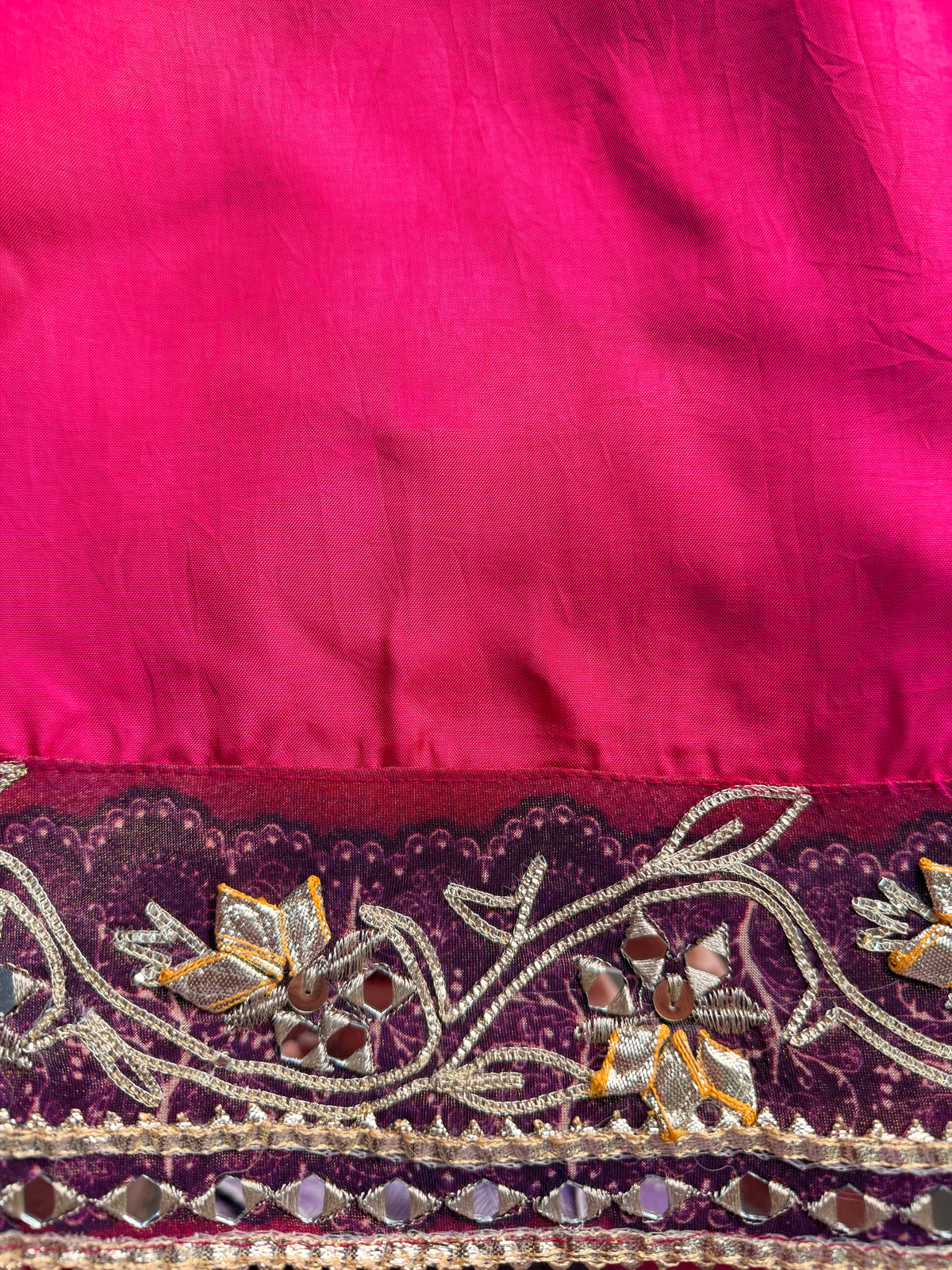 Luxurious Bhandej ombré gotapatti suits