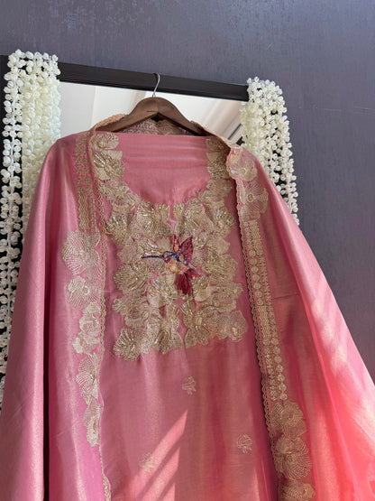 Luxurious birds handwork birds suit