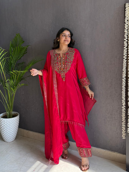 Premium silk antique dori set