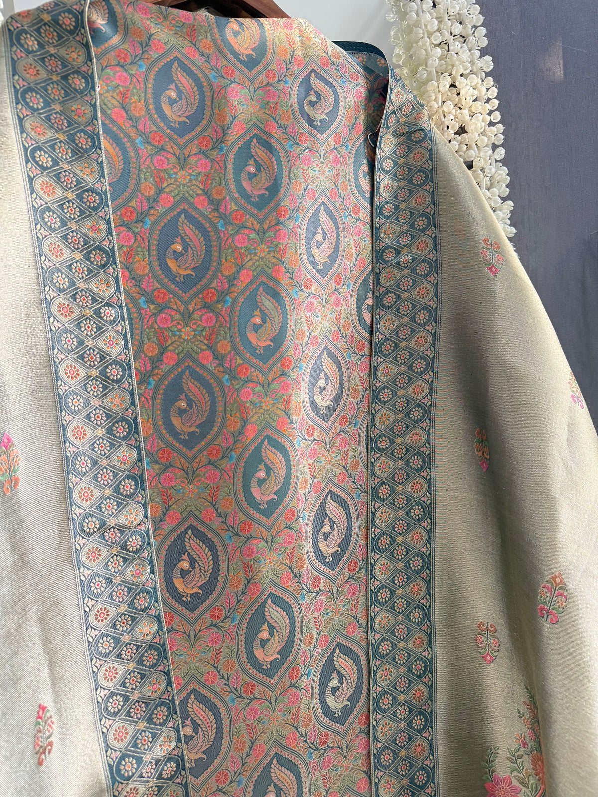Meenakari Benarsi Peacock suit
