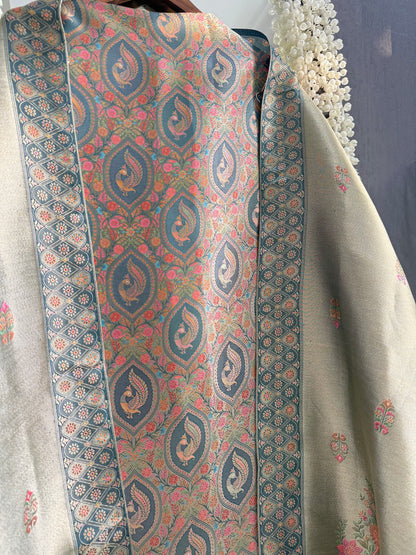 Meenakari Benarsi Peacock suit